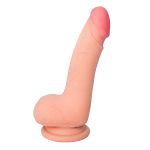 Телесный фаллоимитатор-реалистик 18,5см ToyFa RealStick Elite Nathan 982004-1