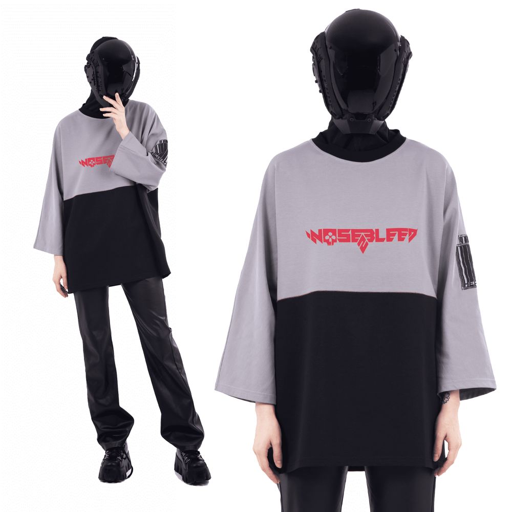 Футболка Heartz Self-Hommage Deconstructed 3/4 серая