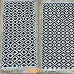 Коврик интерьерный с бахромой VOSTOK 60*120 (двухсторонний)