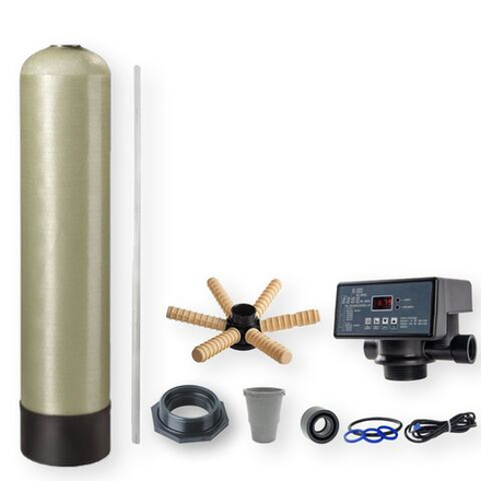 Комплект МоноКит : клапан с таймером RUNXIN, корпус фильтра 2472, клапан управления F67Q1 - Осветление /обезжелезивание