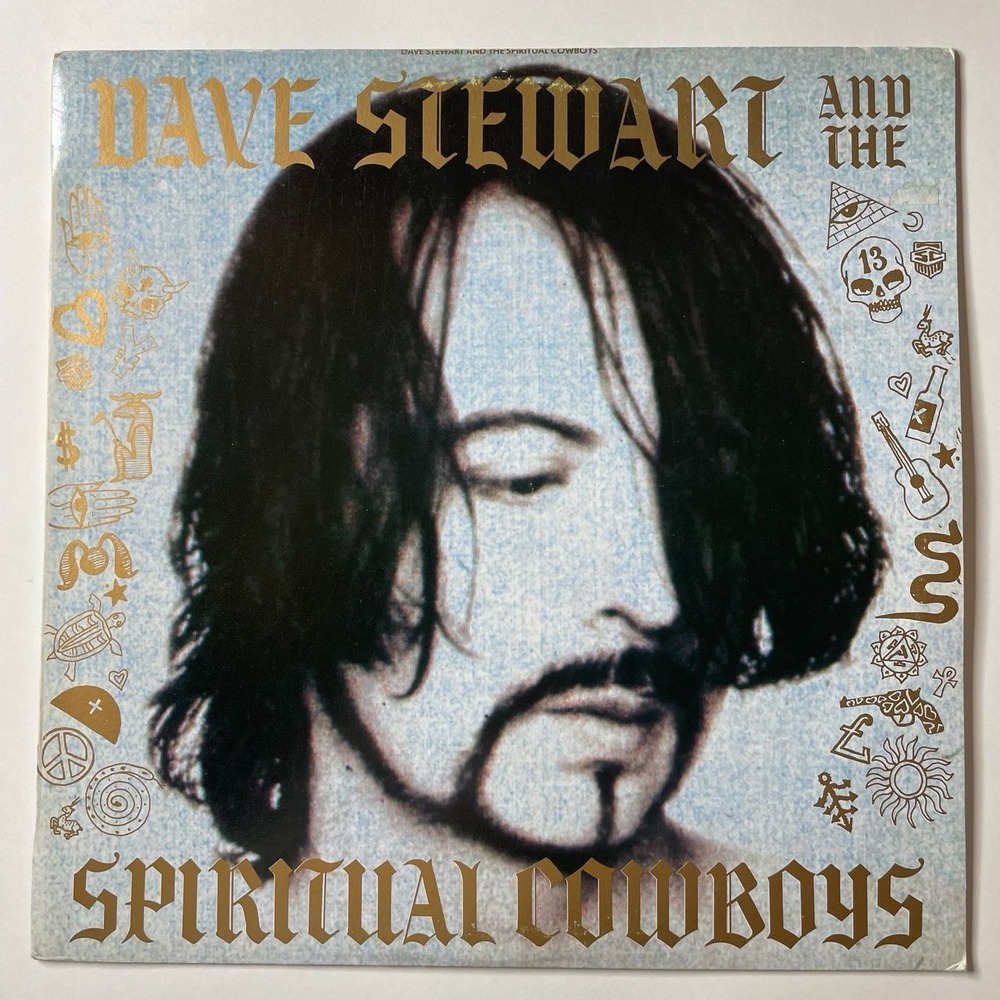 Винтажная виниловая пластинка LP Dave Stewart And The Spiritual Cowboys (Венгрия 1990)