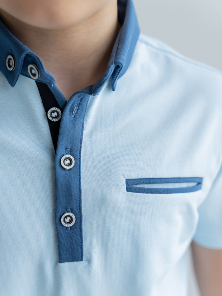 Футболка-поло из хлопка