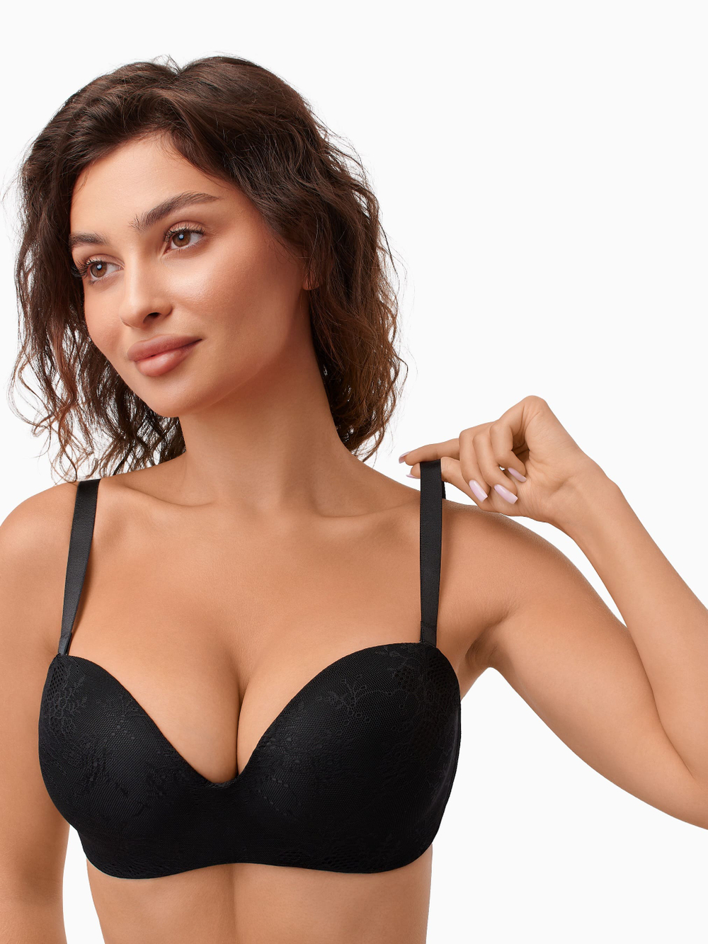 Бюстгальтер Балконет Snowdrop с формованными чашками на стане