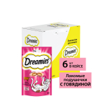 Лакомство с говядиной для кошек Dreamies, 140г