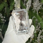 Ёлочное украшение «DIAMOND - Shine» 6,8*3,8*11,4 см, Серебро