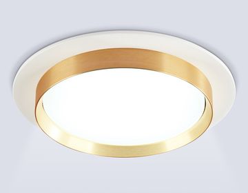 Встраиваемый точечный светильник 1*GX70 TU5012 WH/GD белый/золото TECHNO SPOT Standard Tech Ambrella