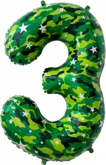 К 34''/86 см Цифра 3 Камуфляж