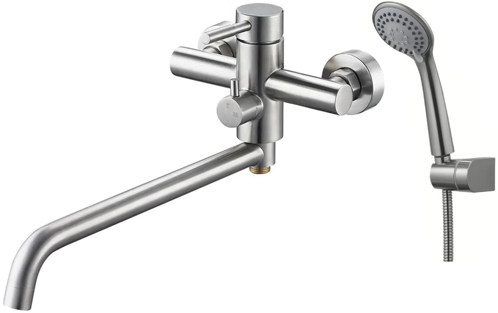 G-LAUF Смеситель для ванны ZAP7-A090 нерж.