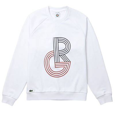 Кофта для мальчика теннисная Lacoste Tennis Sweatshirt RG B - white/navy blue