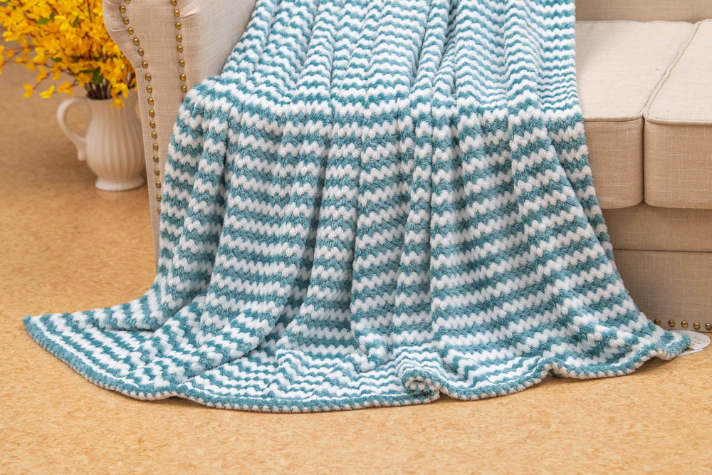 Плед 220х240 Sofi De MarkO Гринда морская волна