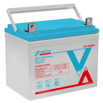 Аккумулятор VEKTOR ENERGY GPL 12-33 12V 33Ah, фото №702016795
