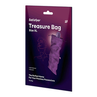 Фиолетовый мешочек для хранения игрушек Satisfyer Treasure Bag XL
