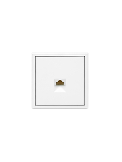 Розетка компьютерная ArtGallery RJ45 кат.5E механизм лотос SE GAL001383
