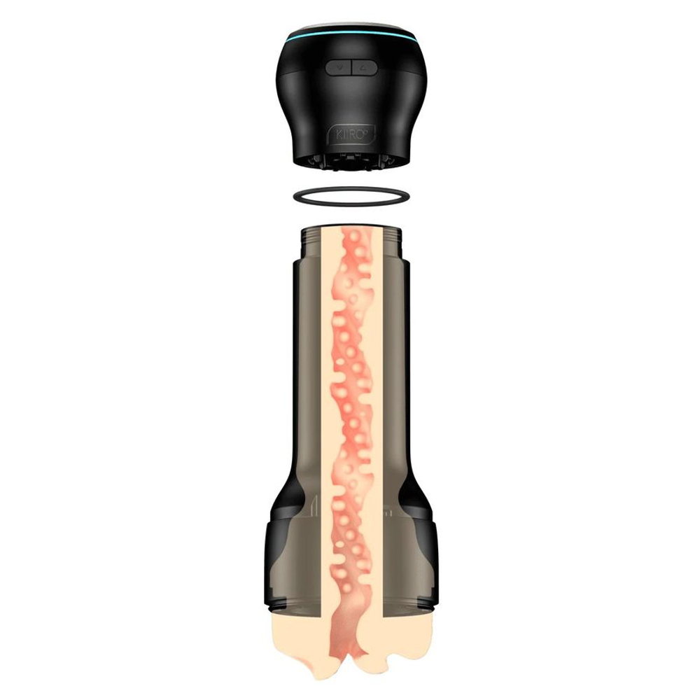 Набор Kiiroo: Мастурбатор Feel Stroker Mouth + интерактивная насадка PowerBlow