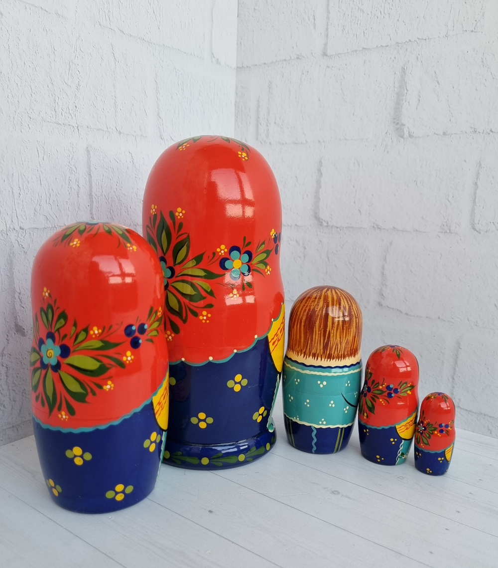 Матрешка "с курочкой" традиция 5мест