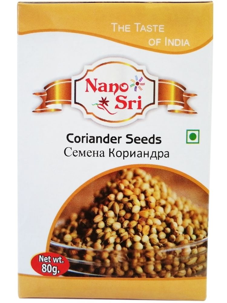 Кориандр Nano Sri Coriander Seeds 80 г