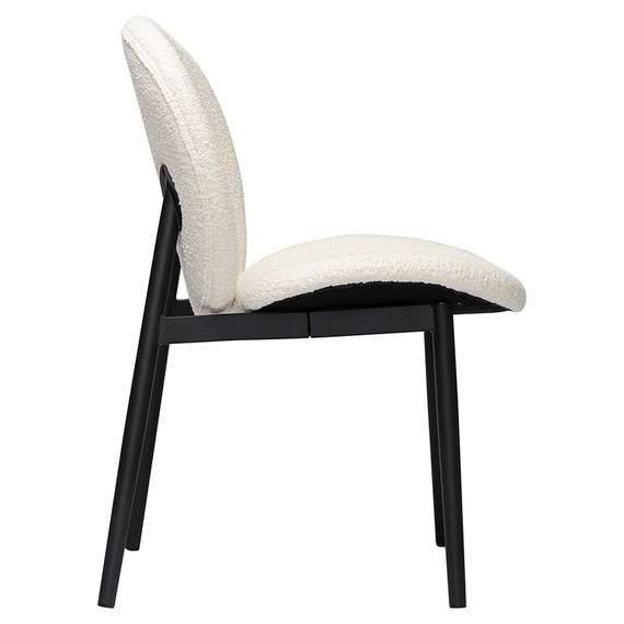 Стул Bente, молочно-белое букле