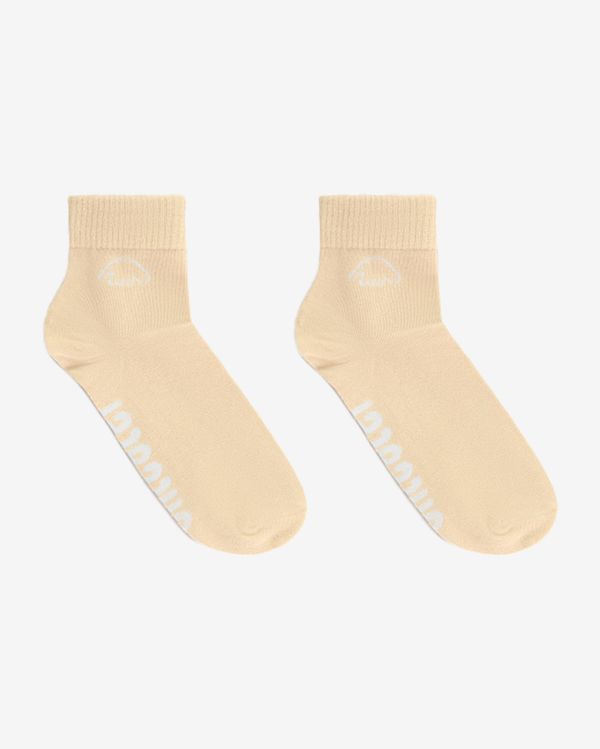 Носки Low Socks Logo Бежевые - фото 1