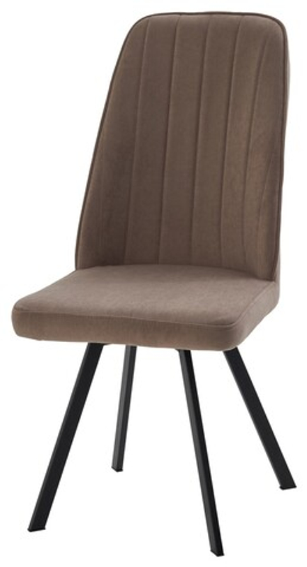 Стул ПРОВАНС 360 град. поворот. B5 Капучино, велюр / черный каркас, М-City