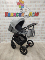 Коляска модульная Riko Basic Bella 01 серый-графит