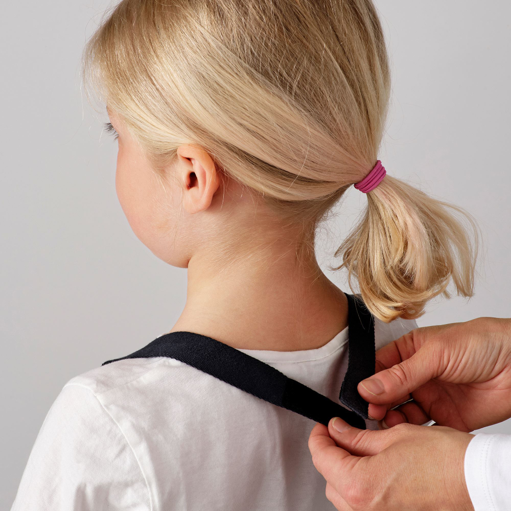 Детский кухонный фартук IKEA MARIATHERES (МАРИАТЕРЕС ), Серо-бежевый, 45х57 см