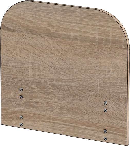 Экран Стандарт- дуб сонома