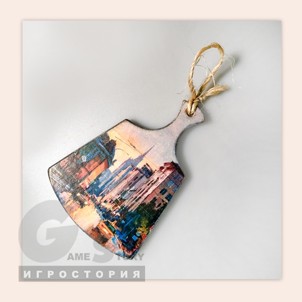 Декоративная мини-доска "Московские улочки"
