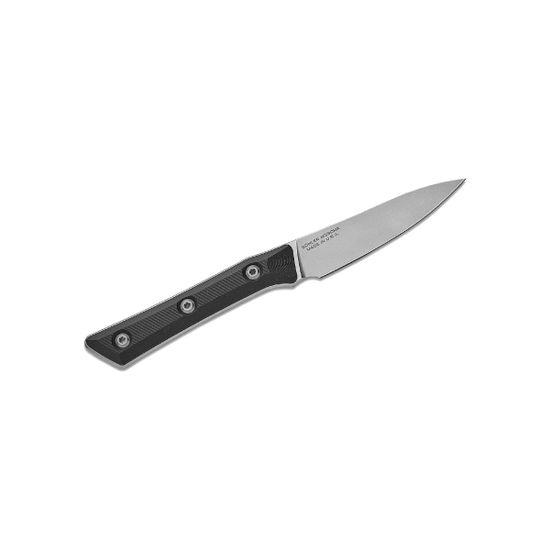 Нож кухонный Microtech Kitchen Paring Knife 3500-10BK с клинком из стали M390MK, рукоять G-10