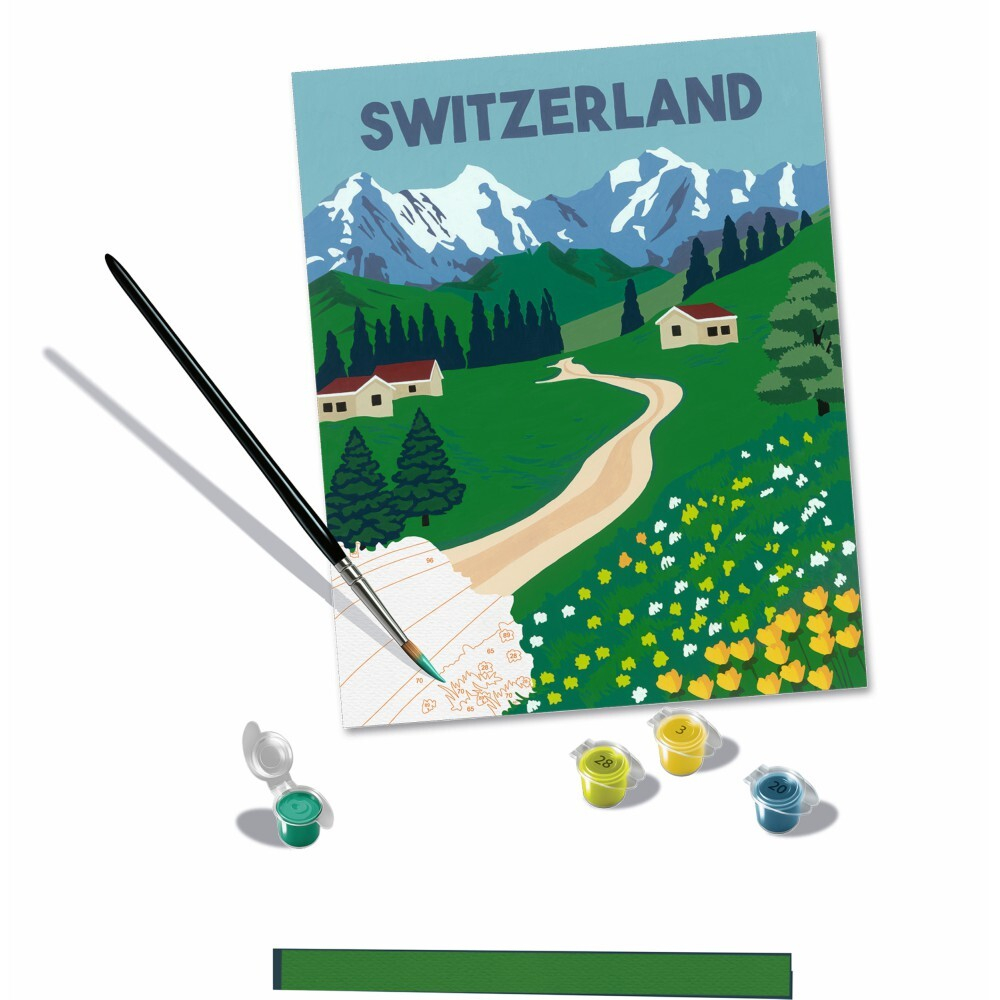 Ravensburger - CreArt Картина Швейцария пейзаж 235360 / артикул   235360  / GTIN 4005556235360