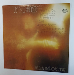 Винтажная виниловая пластинка LP Vaclav Hybs Orchestra Lets Dance (Чехословакия 1987)