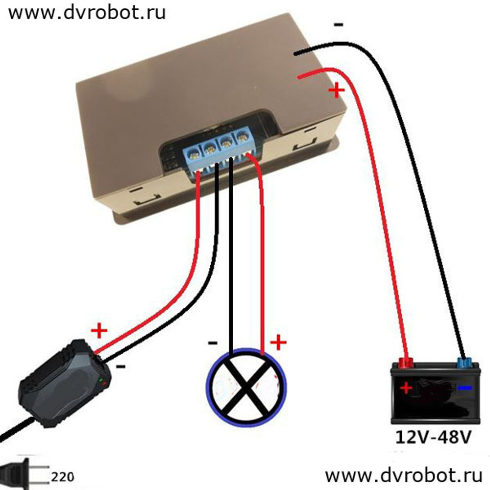 Модуль заряда АКБ 6-48V/20А/YX815
