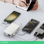 Портативное зарядное устройство Momax IP139 1-Power Vital+ White (IP139W)