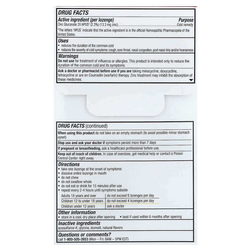 Cold Eeze, средство от простуды, глюконат цинка, натуральная дикая вишня, 25 пастилок