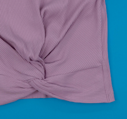 "лапша" футболка-топик узелок 4689