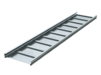 Лоток листовой неперфорированный 80х200, лонжерон 2 мм, L 3 м, горячий цинк