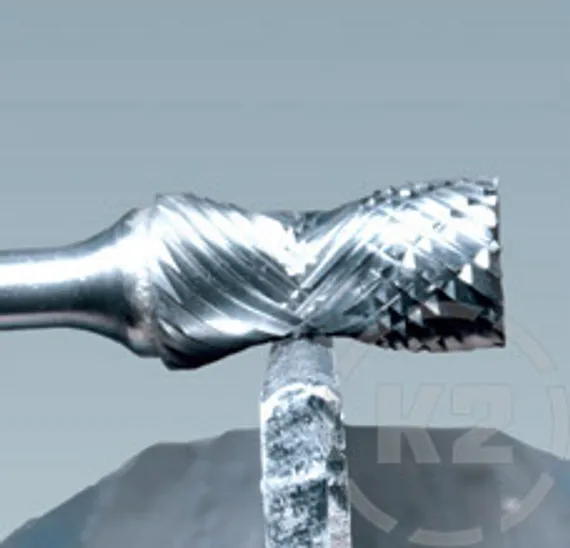 Комбинированная борфреза Karnasch Curve + Цилиндр с торцовыми зубьями