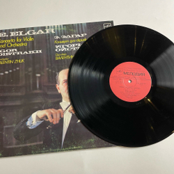 Винтажная виниловая пластинка LP Э. Эдуард, Дирижер Валенитн Жук, Игорь Ойстрах, Концерт Для Скрипки (СССР 1985)