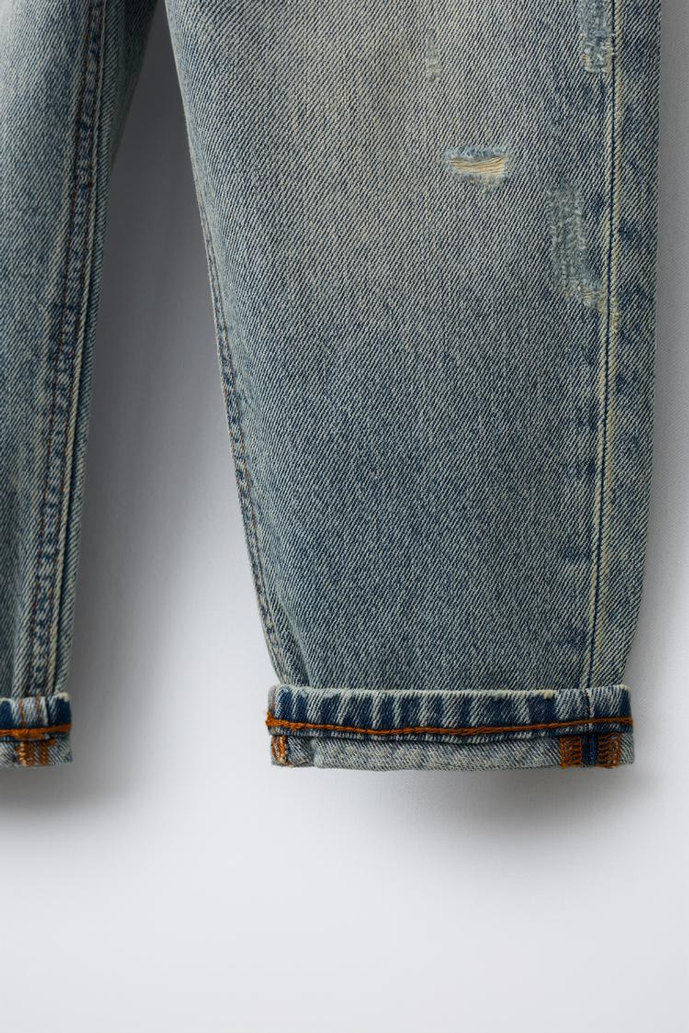 ZARA ДЖИНСЫ BAGGY, ВЫЦВЕТШИЙ СИНИЙ