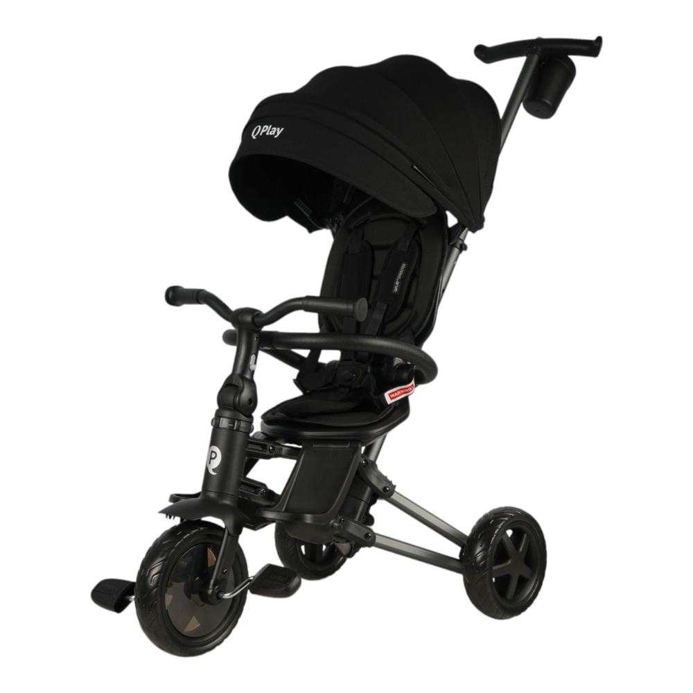 Велосипед трехколесный Qplay S700-16 Sprinter Black (EVA/Graphite)