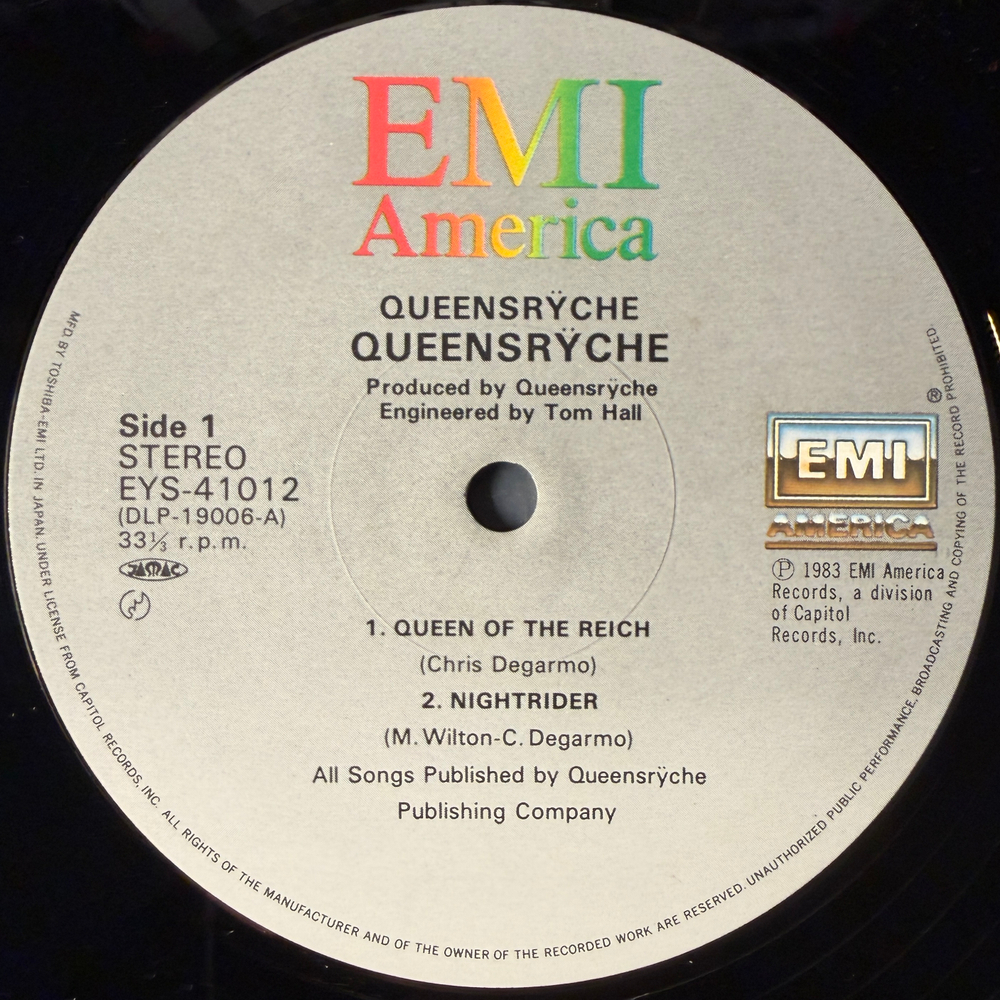 Queensrÿche - Queensrÿche (Япония 1983г.) Т