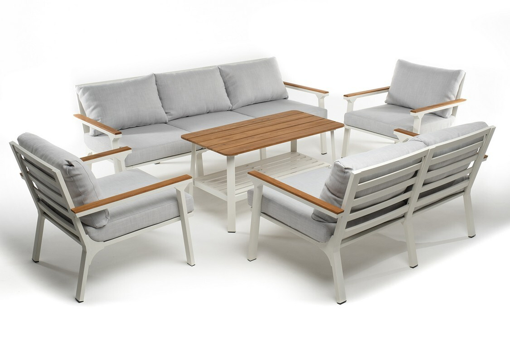 Кресло из алюминия CONCORDE белое