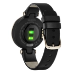 Смарт-часы Garmin Lily кремово-золотистый безель, черный корпус и итальянский кожаный ремешок 010-02384-B1