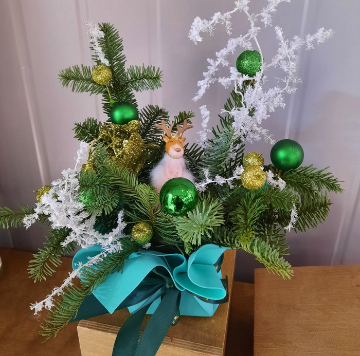 Композиция "Резиденция деда мороза"