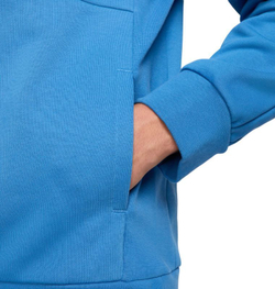 Мужская теннисная кофта Nike Heritage Court Fleece - небесный