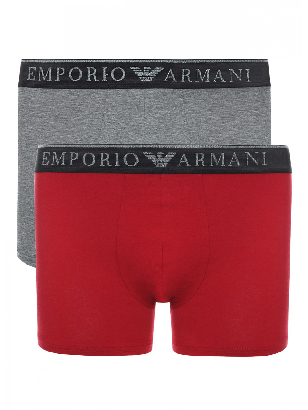 Комплект трусов-боксеров мужских Mens Knit 2-Pack Trunk EMPORIO ARMANI
