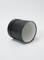 Плотная шляпная коробка фальш-крышка .Цвет; Черный.