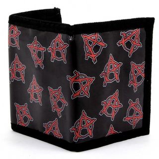 Кошелек Анархия красные лого (149)