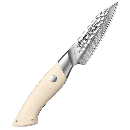 Кухонный нож Hezhen B38H Paring нож 3,5 дюймов клинок 67 Layers Damascus рукоять G10, длина лезвия 9,5 см