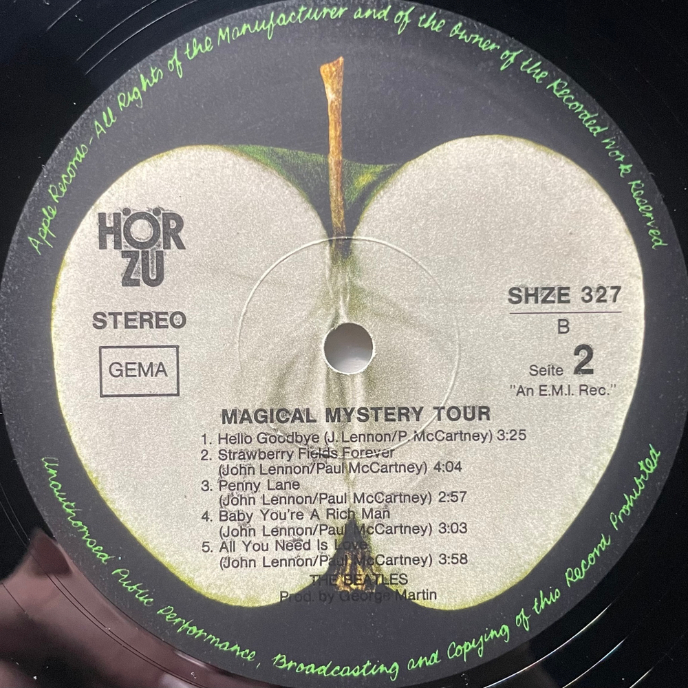 The Beatles ‎– Magical Mystery Tour Plus Other Songs (Германия 1972г.)