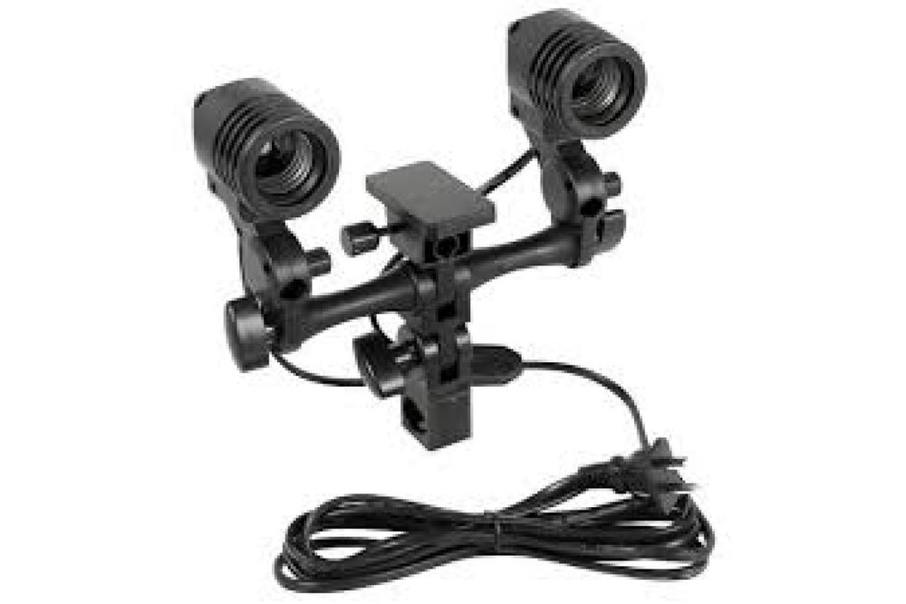 Патрон Falcon Eyes LH2-27SU для 2 ламп вспышек и зонтиков